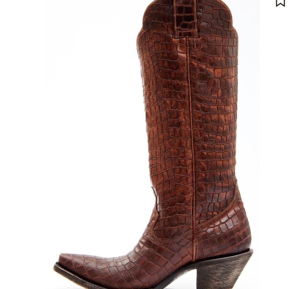 Whiskey Leather Snip Toe Boots size 8 IdyllWind by Miranda Lambert